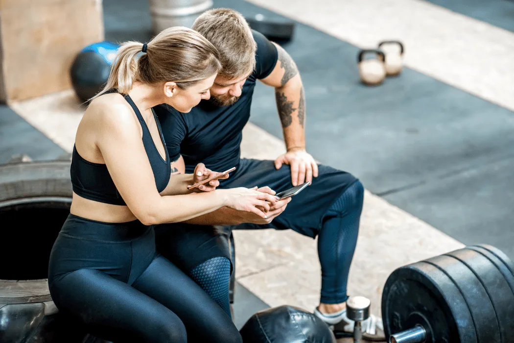 In-person personal training session